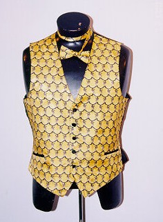 gold vest